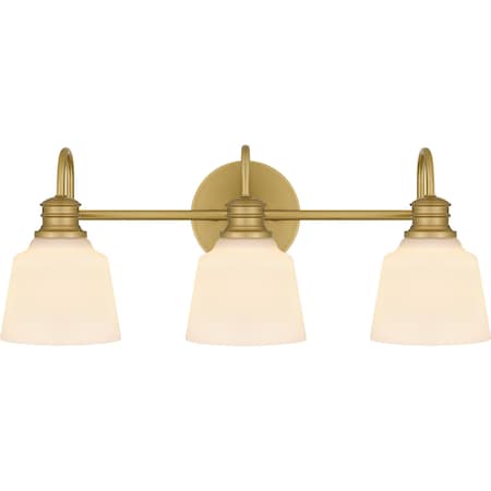 Quoizel Hinton Bath 3 Lights Aged Brass HIN8622AB